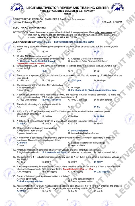 electrical engineering board exam subjects|Electrical Engineering BS .